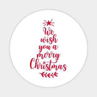 Christmas card, Christmas tree Magnet
